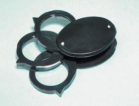 Magnifier, triple folding, 15x (3 - 5x)