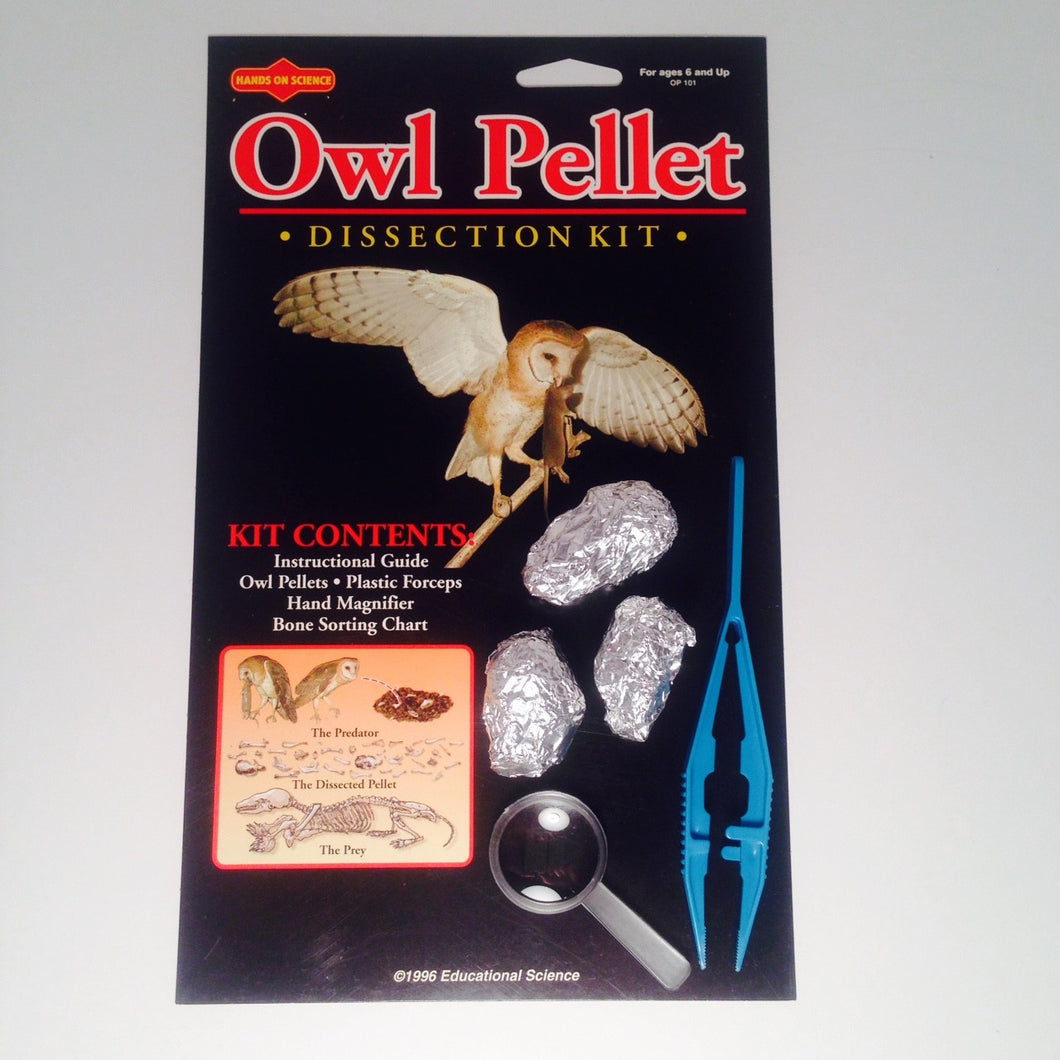 Owl Pellet, 3 Pellets, Sterile