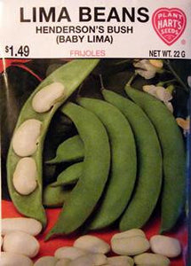 Seeds, baby lima bean