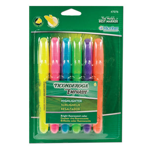 Highlighter, 6pk