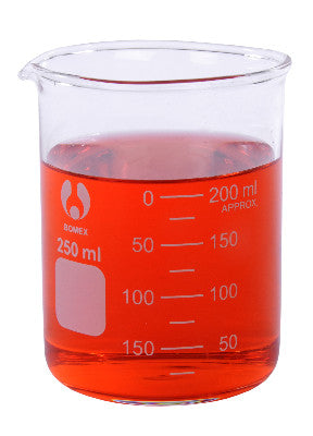 Beaker, 250mL, glass