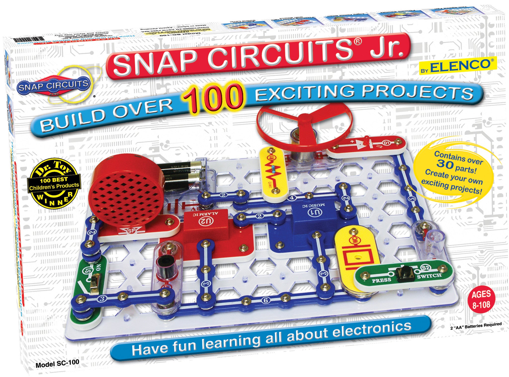 Snap Circuits Jr. 100 Experiments Home Educational Resources